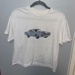 Brandy Melville vintage car cropped top